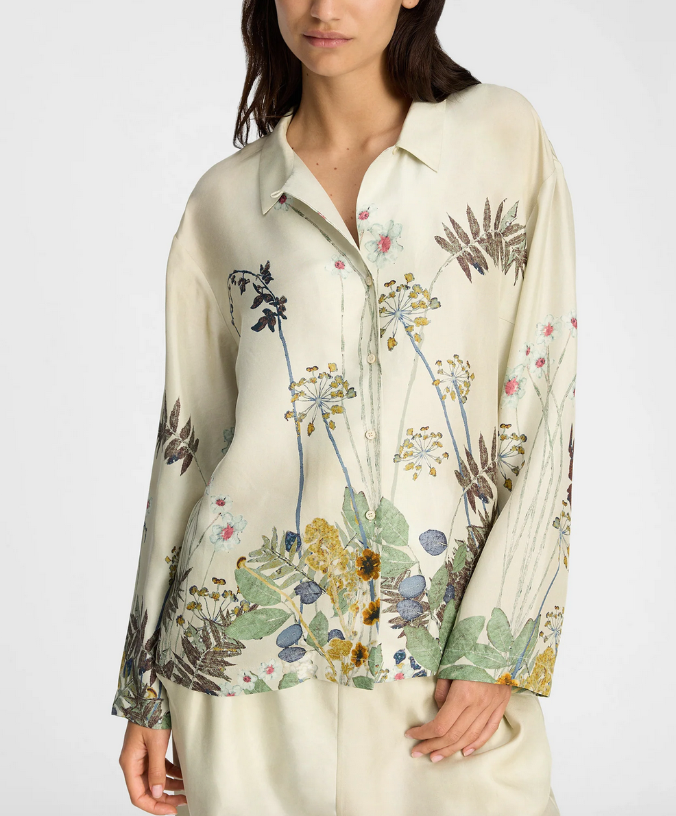 Faiza top cream print