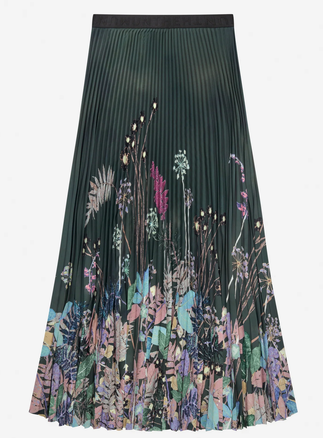 taulla skirt black print