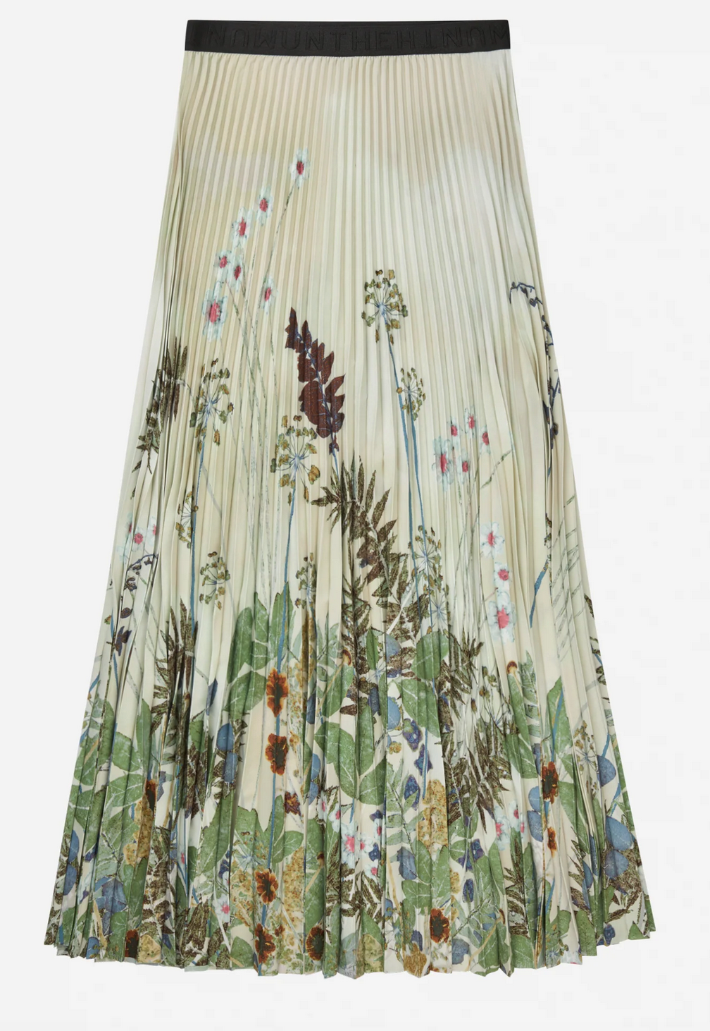 taulla skirt cream print