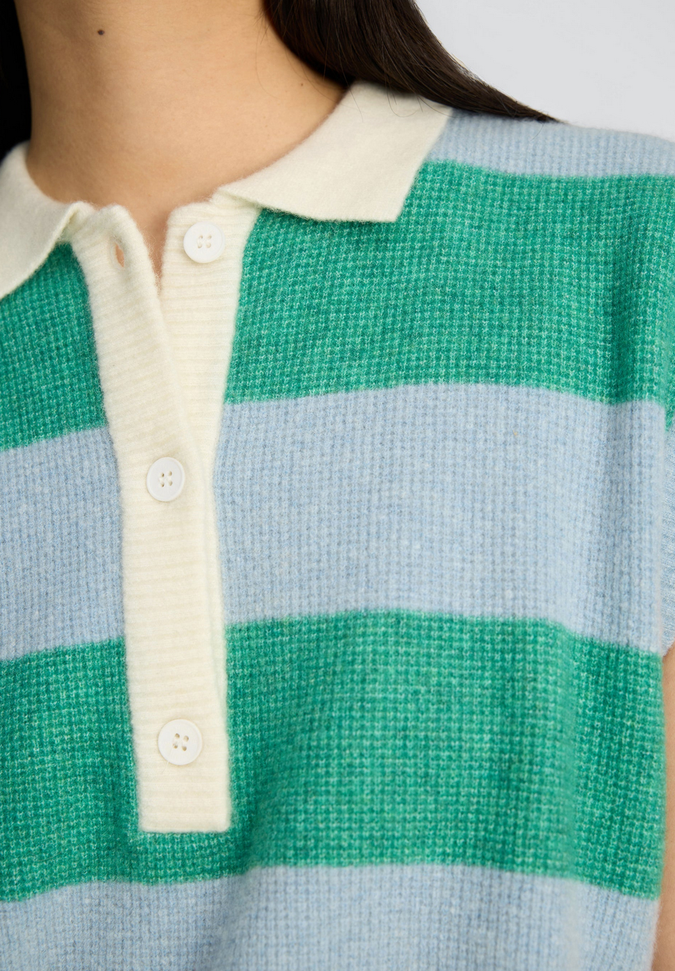 Bracha knit stripe green