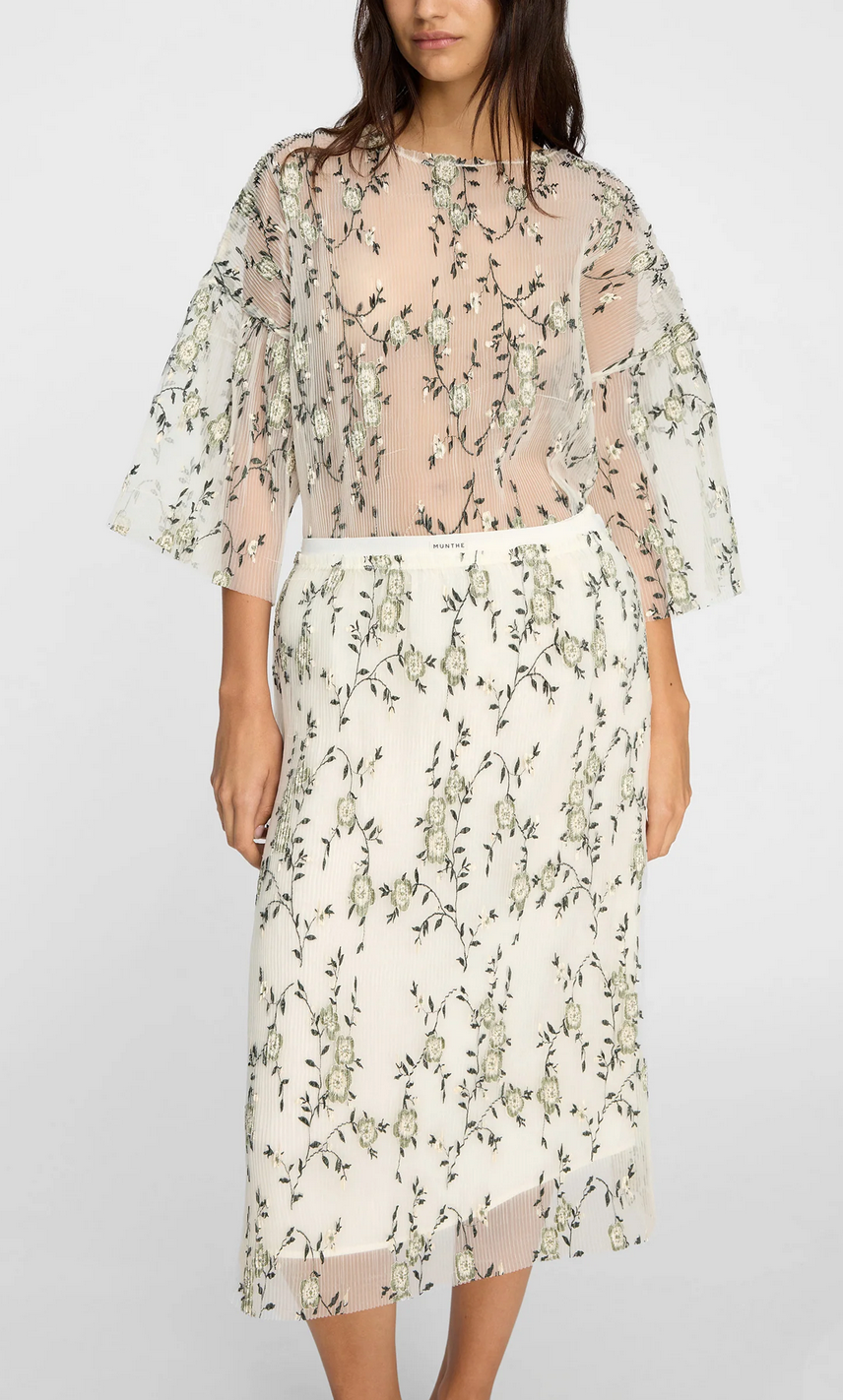 bariah print skirt