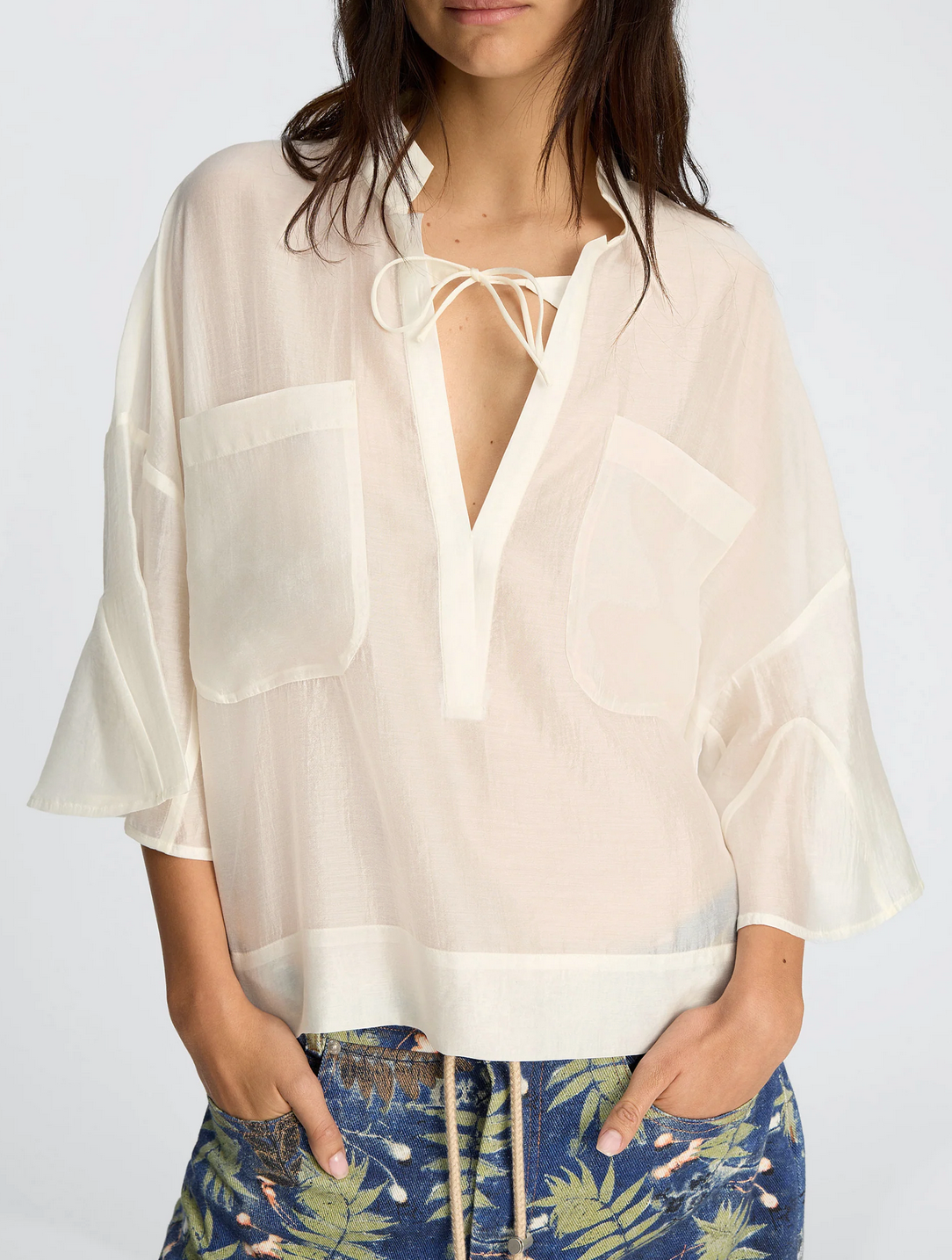 Birkson top ivory