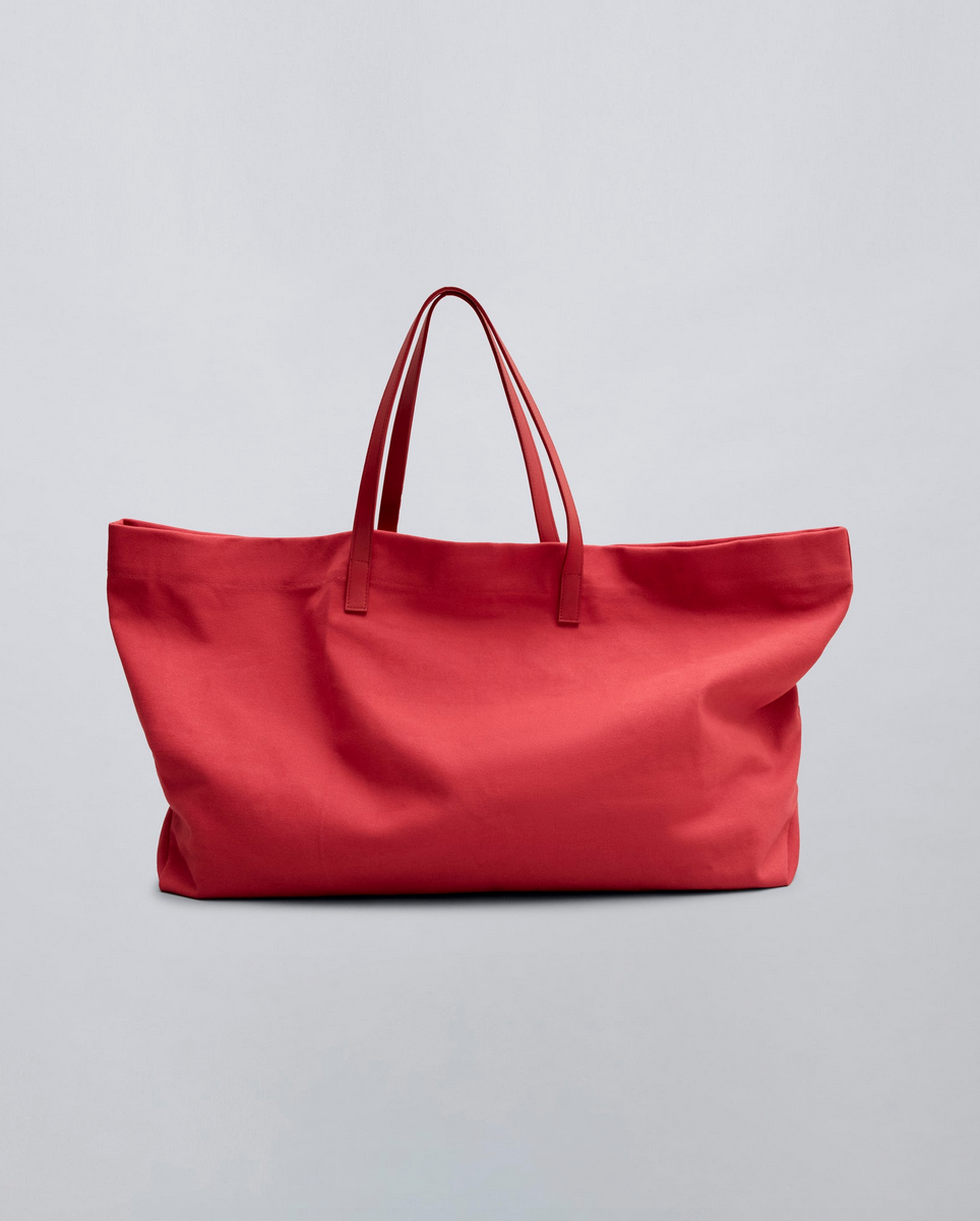 Cottage tote canvas crimson