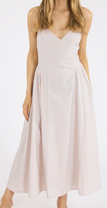 Tangerine Sky Bardot Dress Tangerine Sky