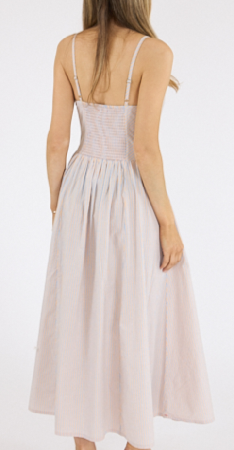 Tangerine Sky Bardot Dress Tangerine Sky