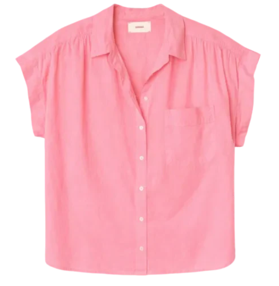 Lexi Shirt Hot Coral
