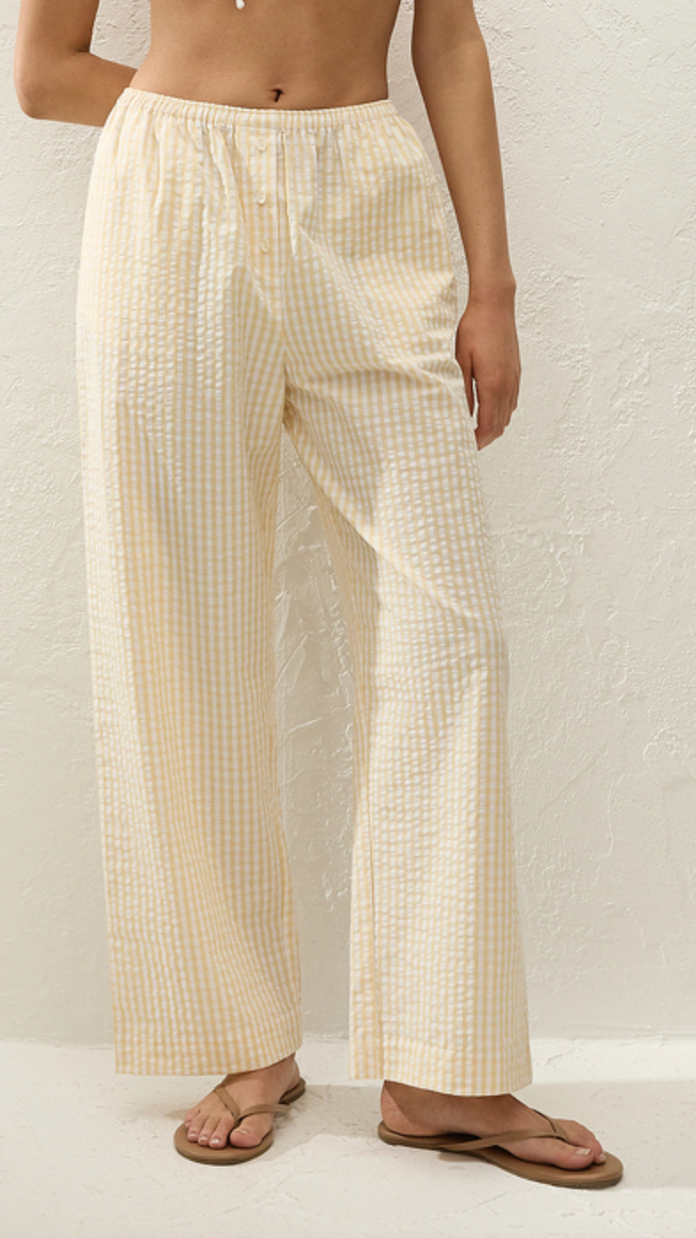 Paloma pant butter textured gingham