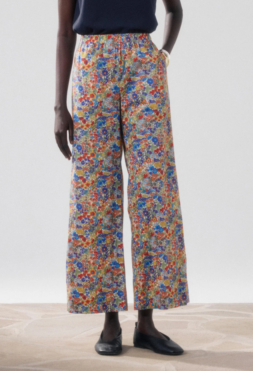 palerme pants multicolor liberty print