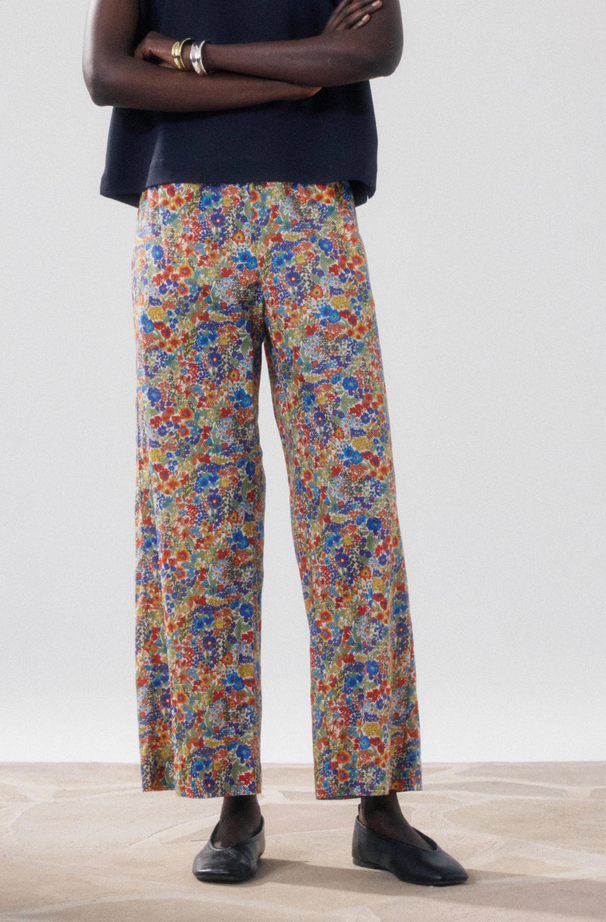 palerme pants multicolor liberty print