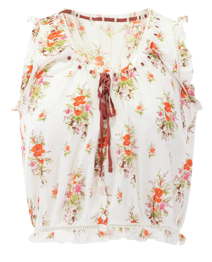 Traveler Top Rose Petit Bouquet De Chamonix