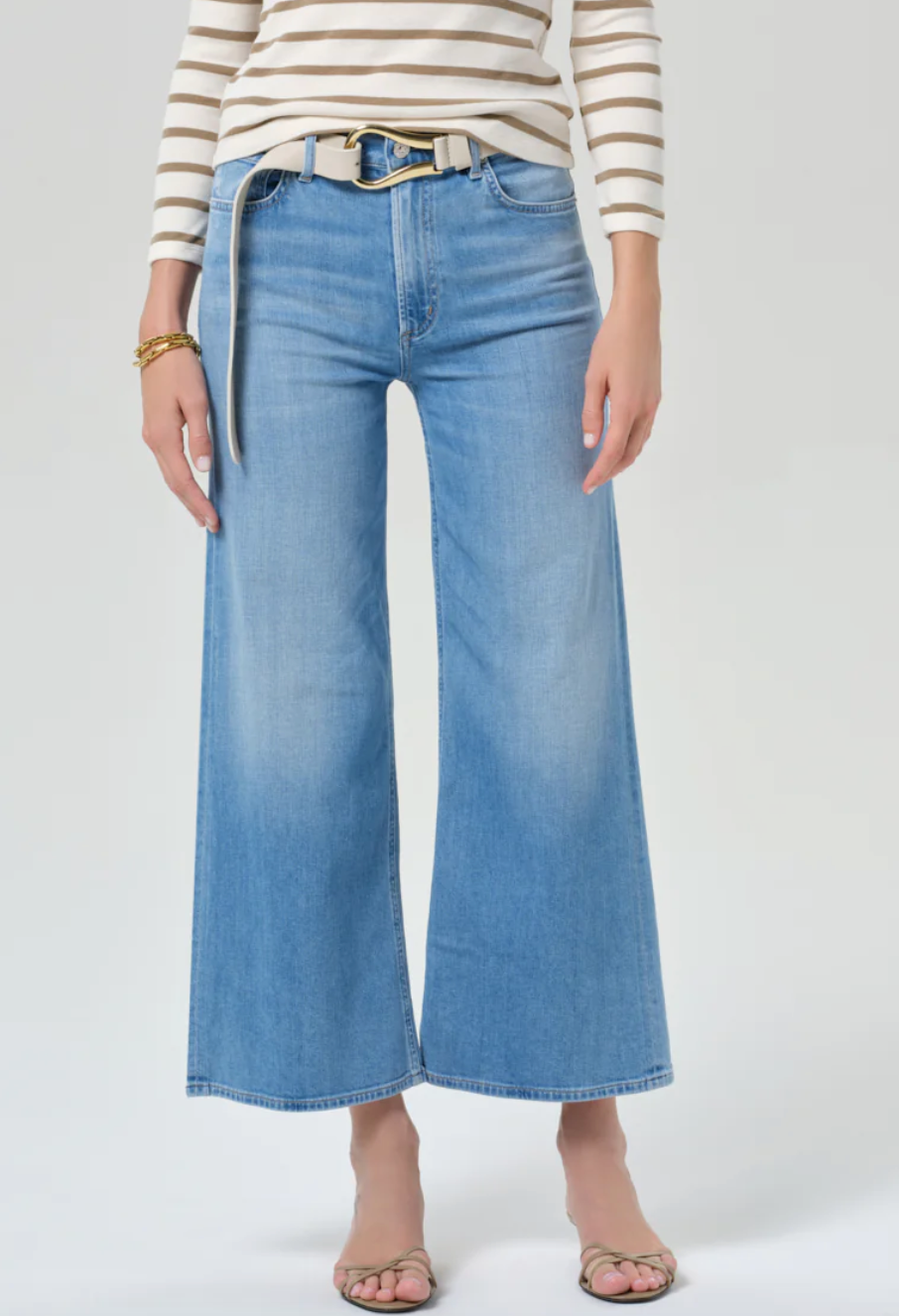 lyra wide leg crop clean hem andante