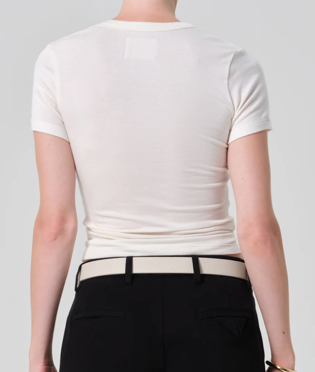 Maude u neck tee pashmina