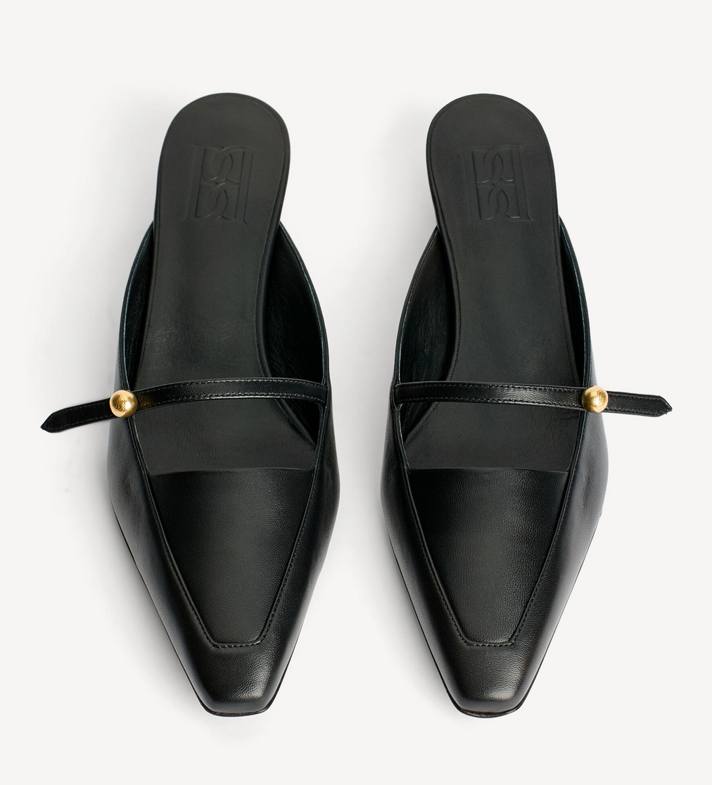 Micha leather sandals black
