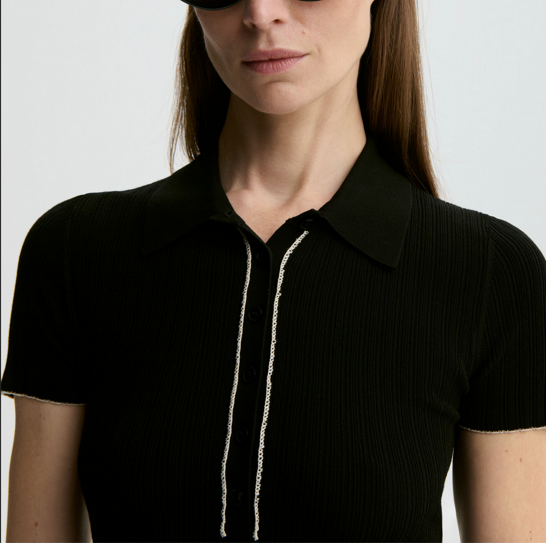 Benita polo shirt black