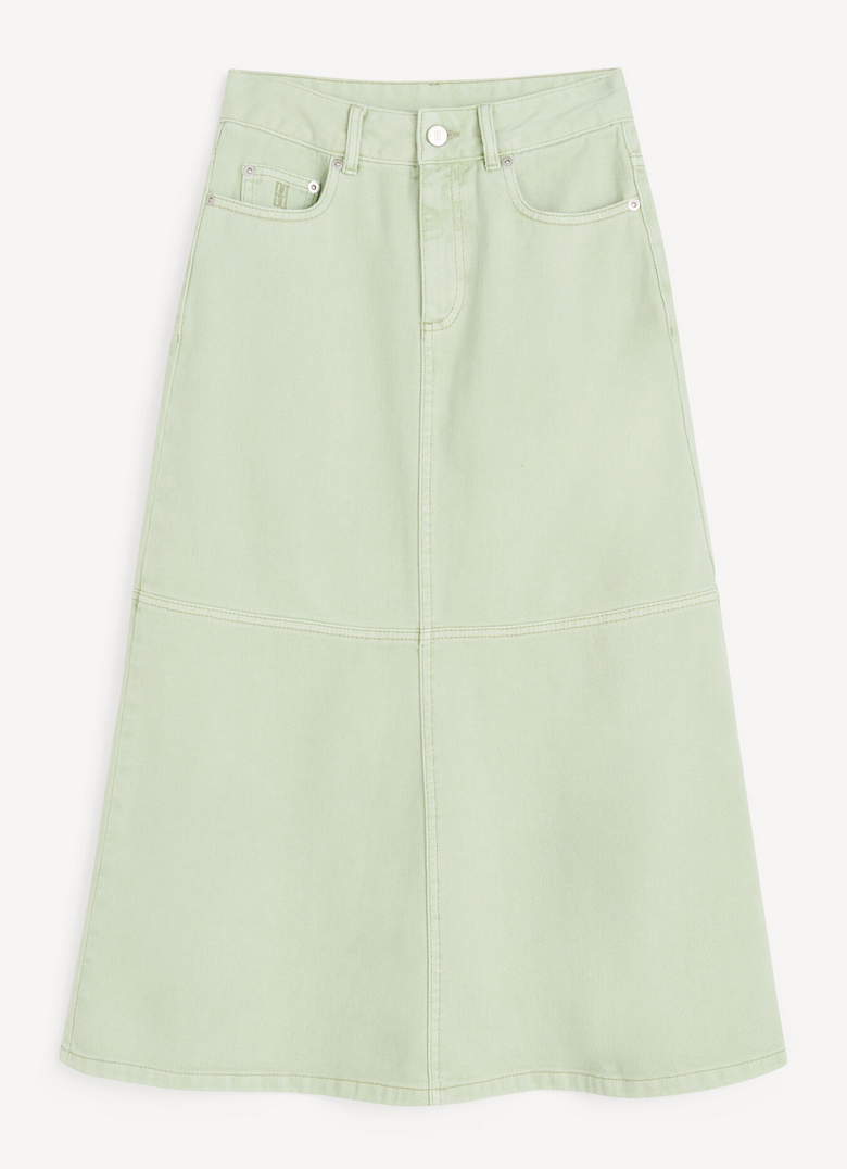 Solene denim skirt seacrest
