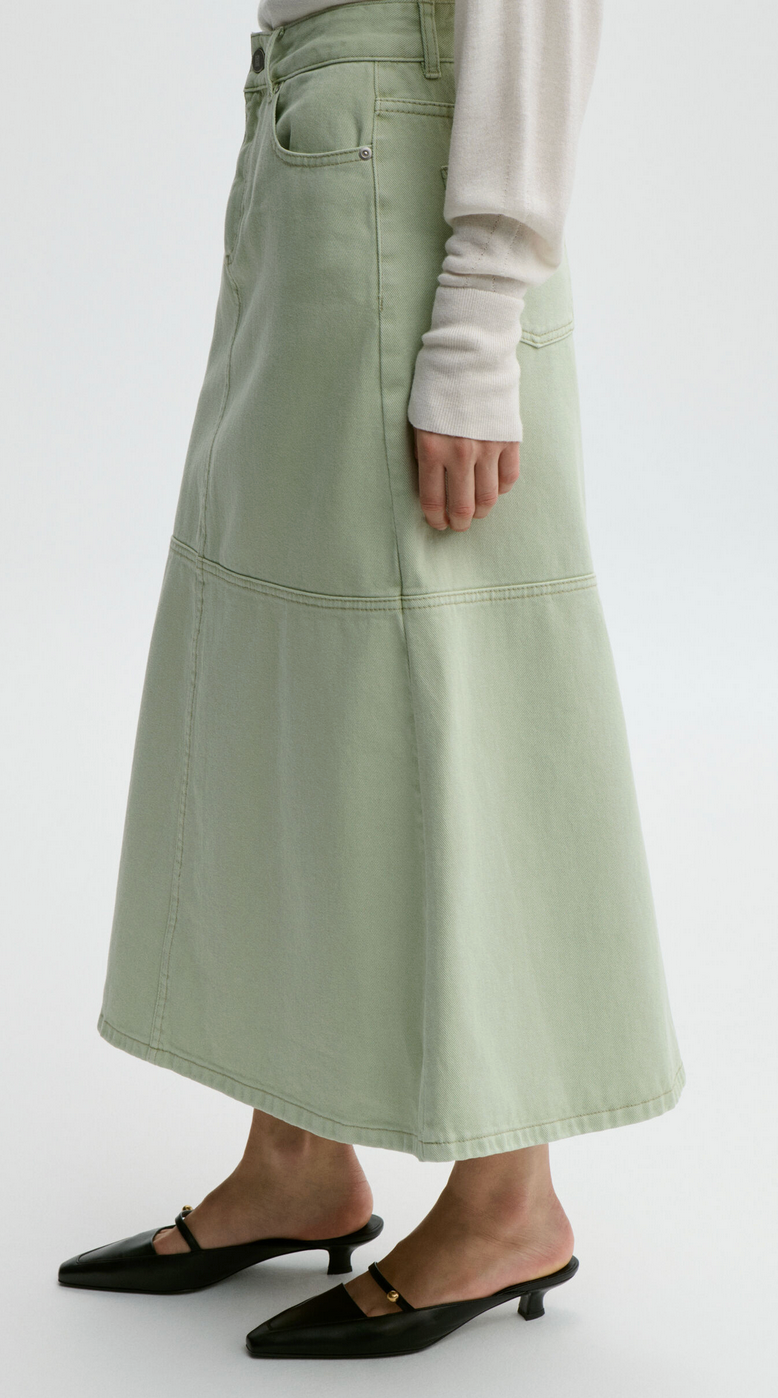 Solene denim skirt seacrest