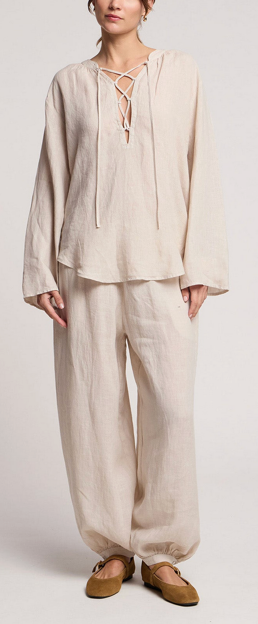camber linen pant cobble