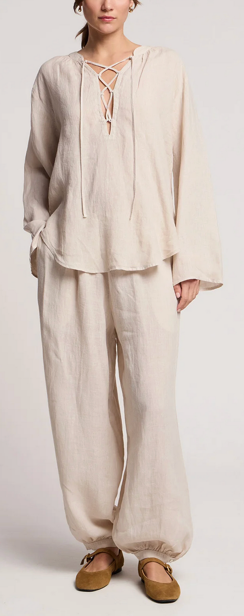 camber linen pant cobble