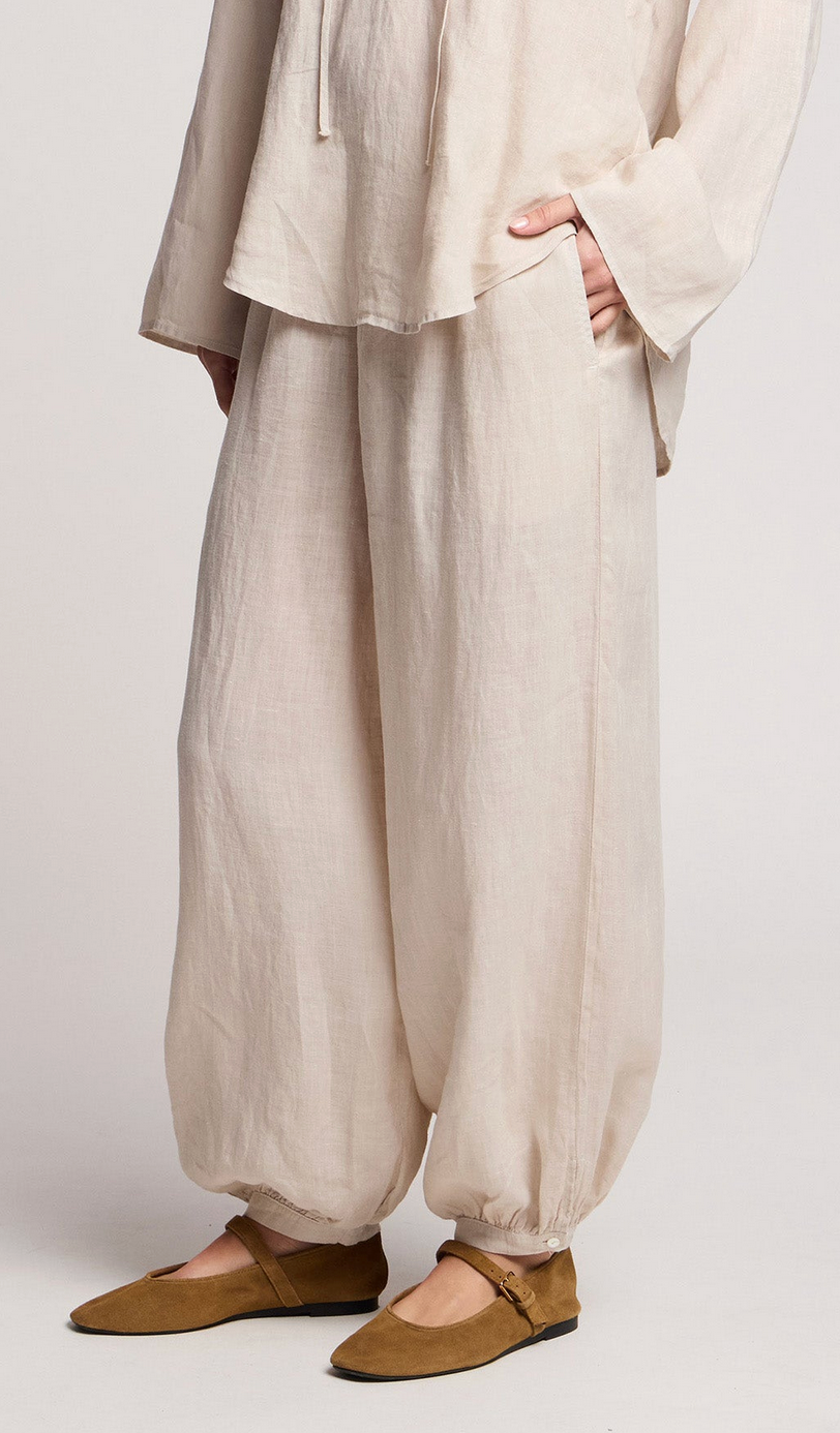 camber linen pant cobble