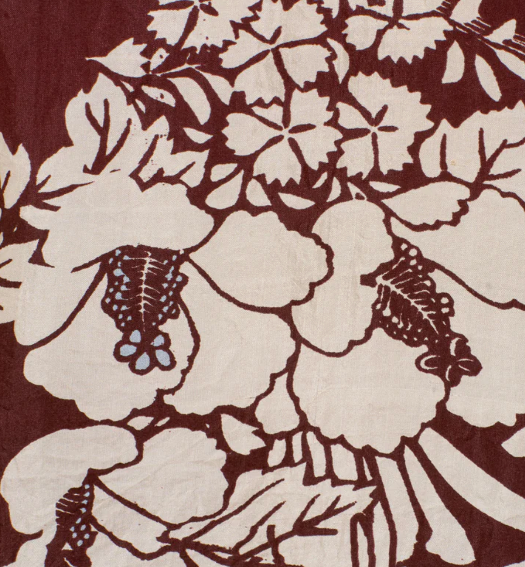 emery auburn spoke silk shirt