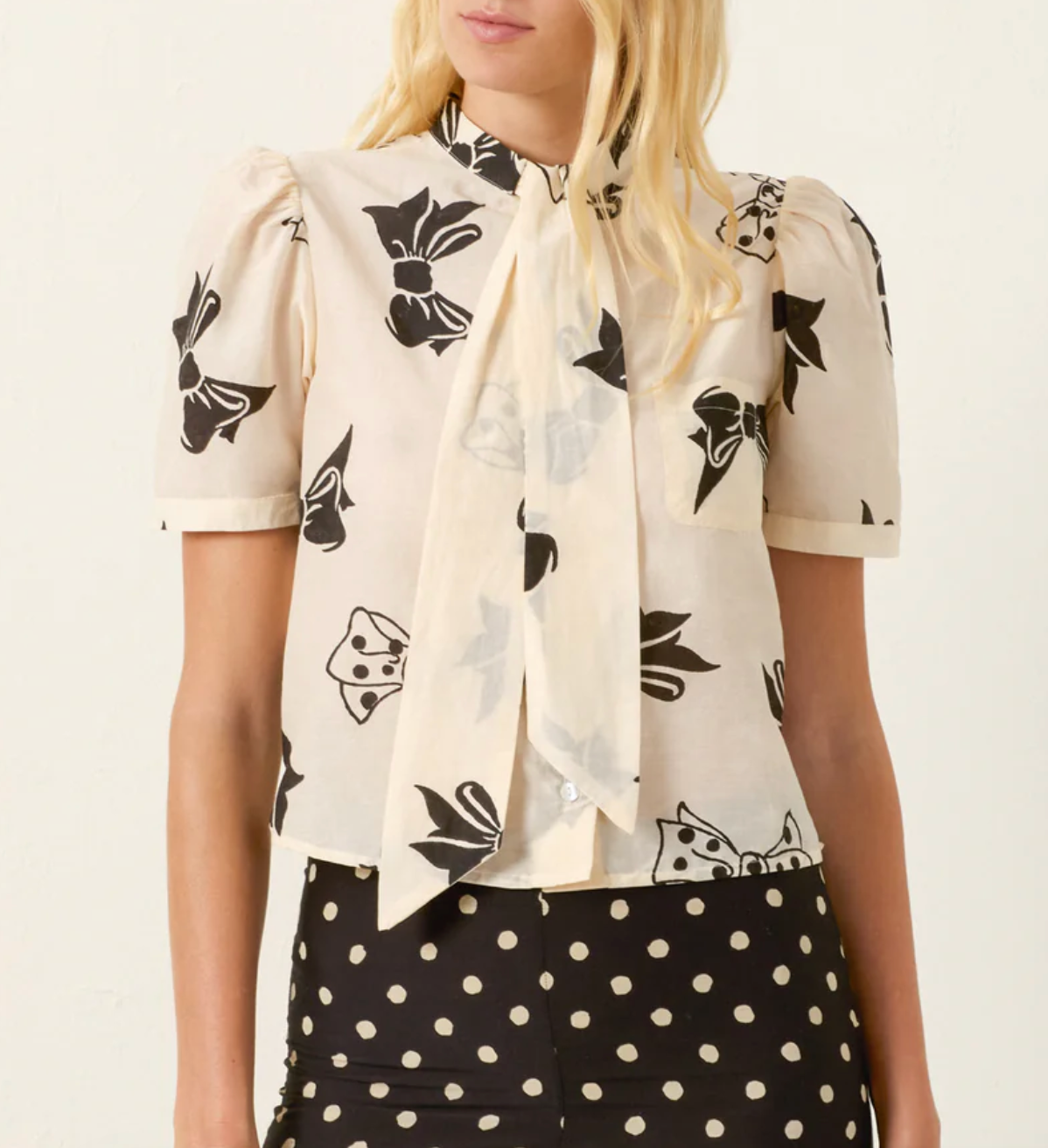 chance black tie shirt