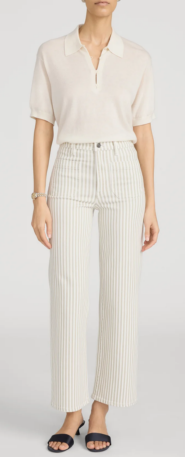 The Anchor Pant Flax Stripe