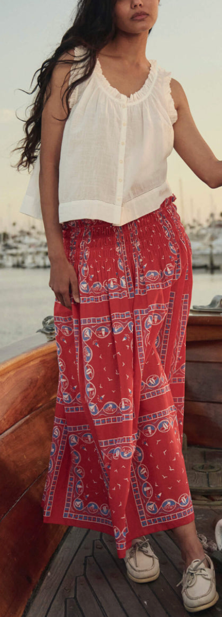 Canary Skirt red