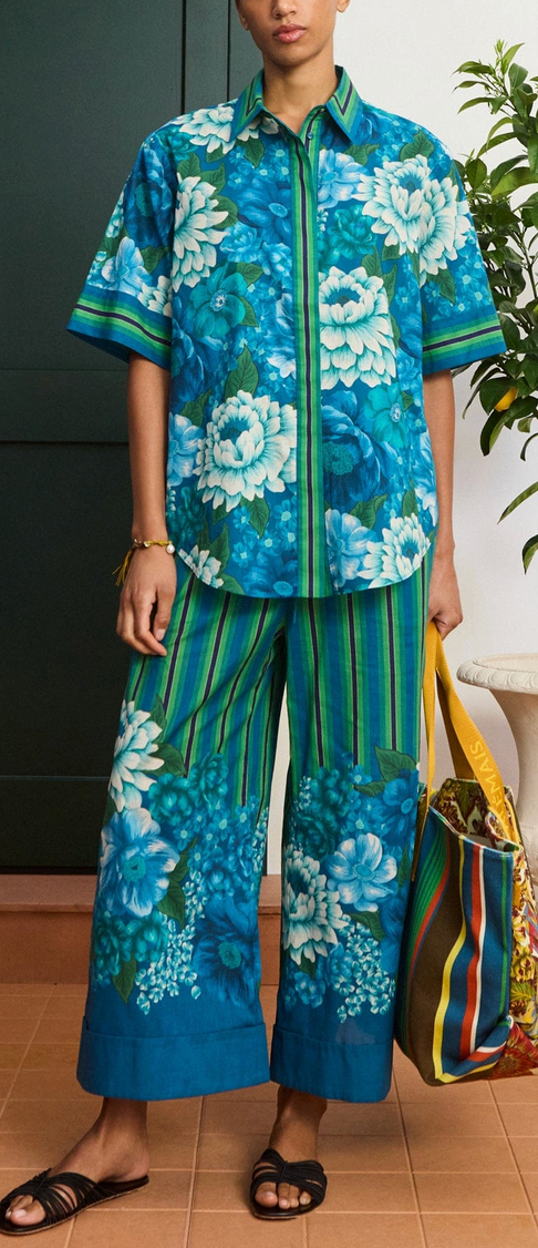 margo cuffed pant multi