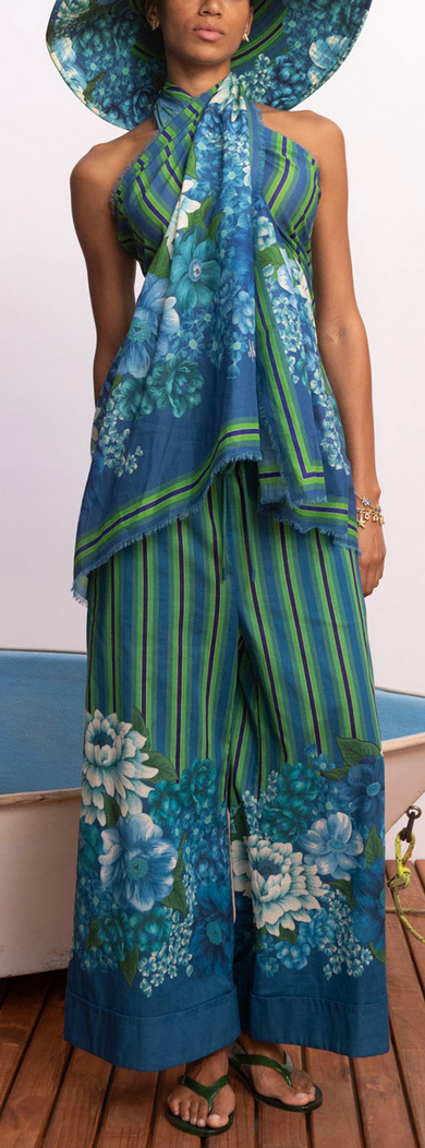 margo cuffed pant multi