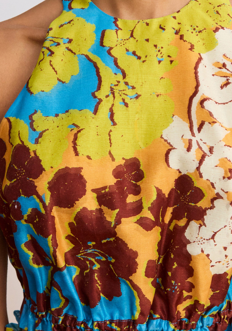 splice crop top multi