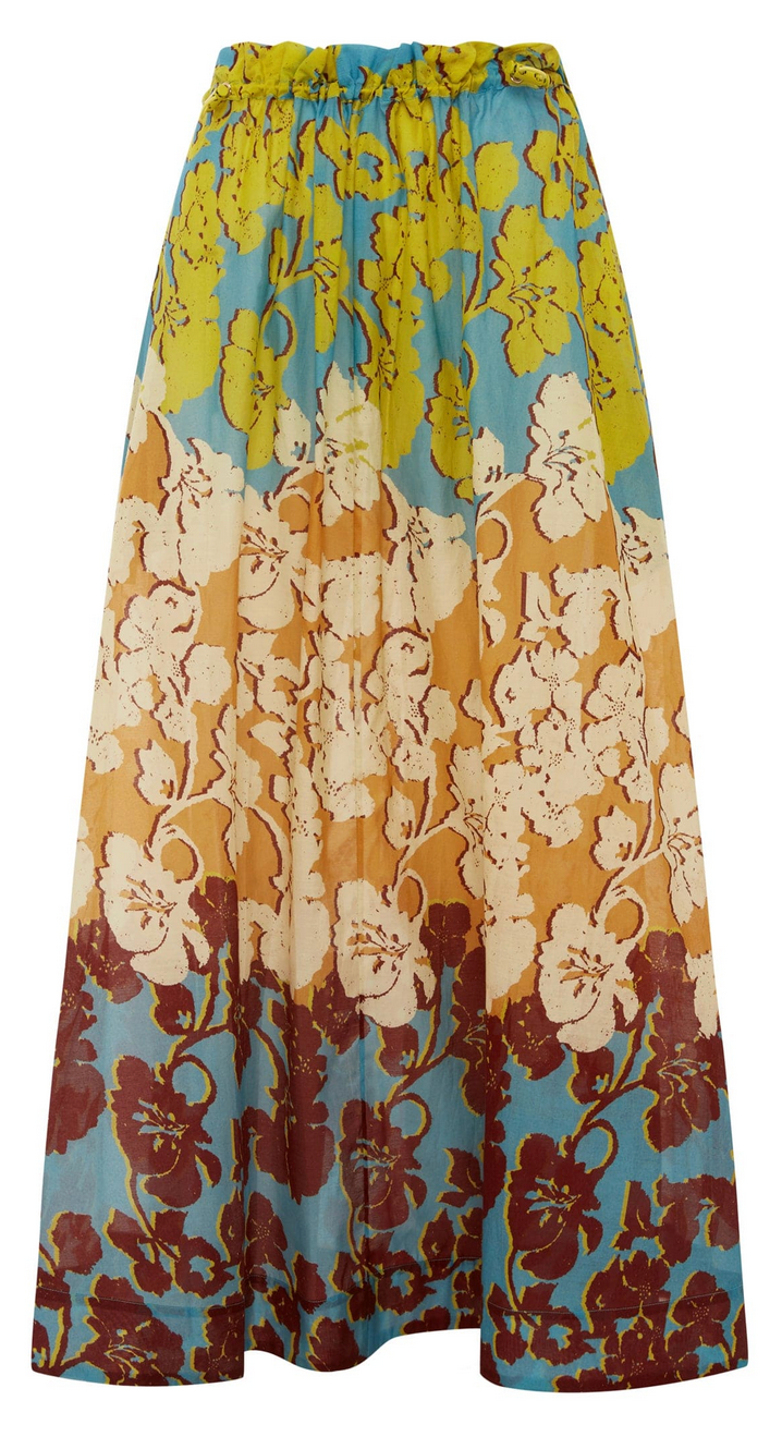 splice midi skirt multi
