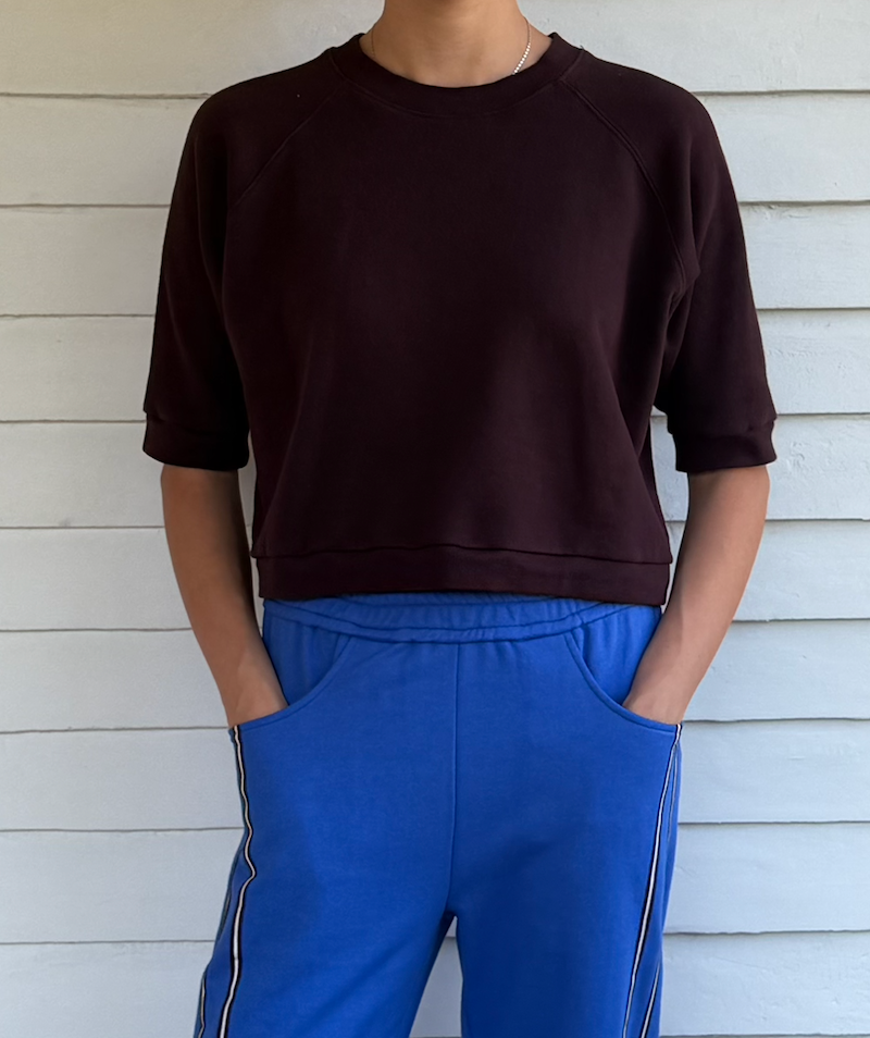 Emily sweatshirt merlot