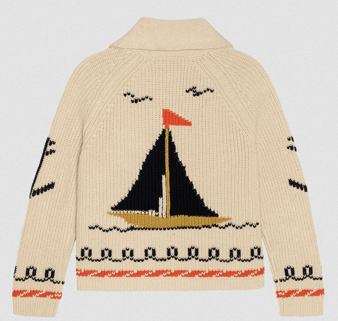 Sailboat Lodge Cardigan cream