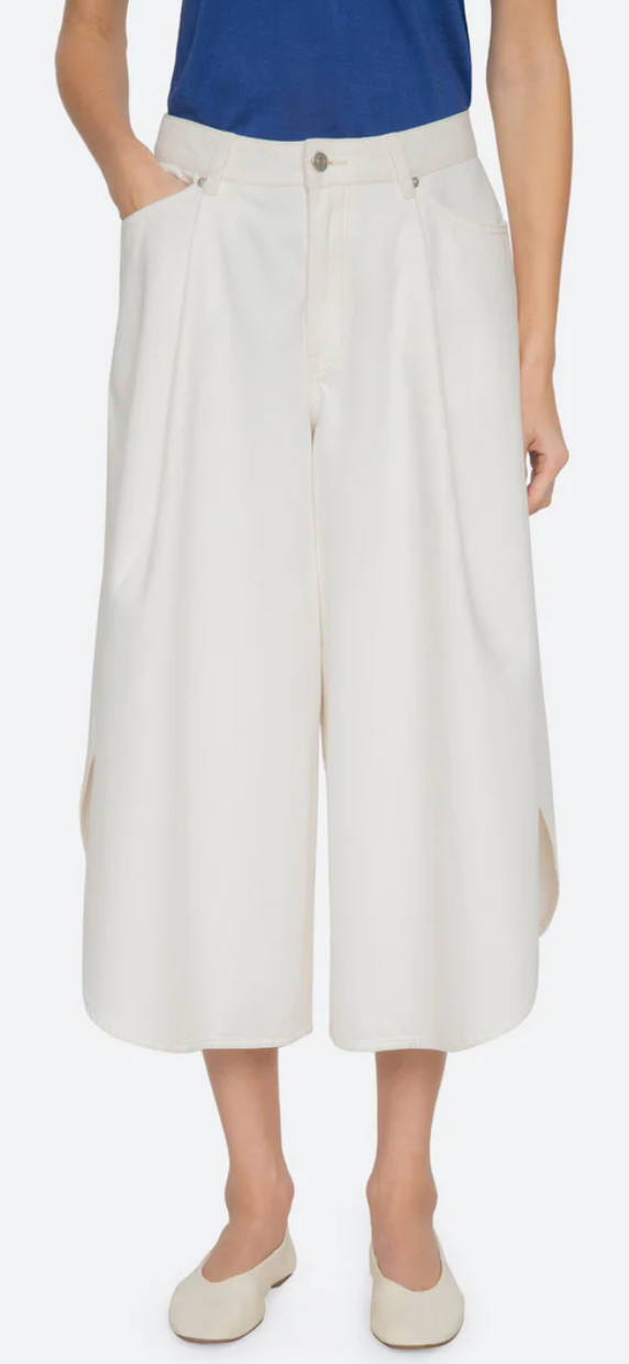 Milene Denim Culotte white