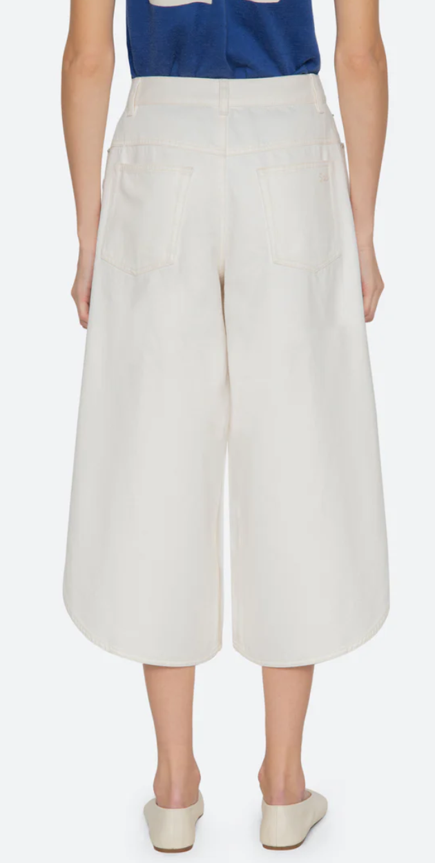 Milene Denim Culotte white