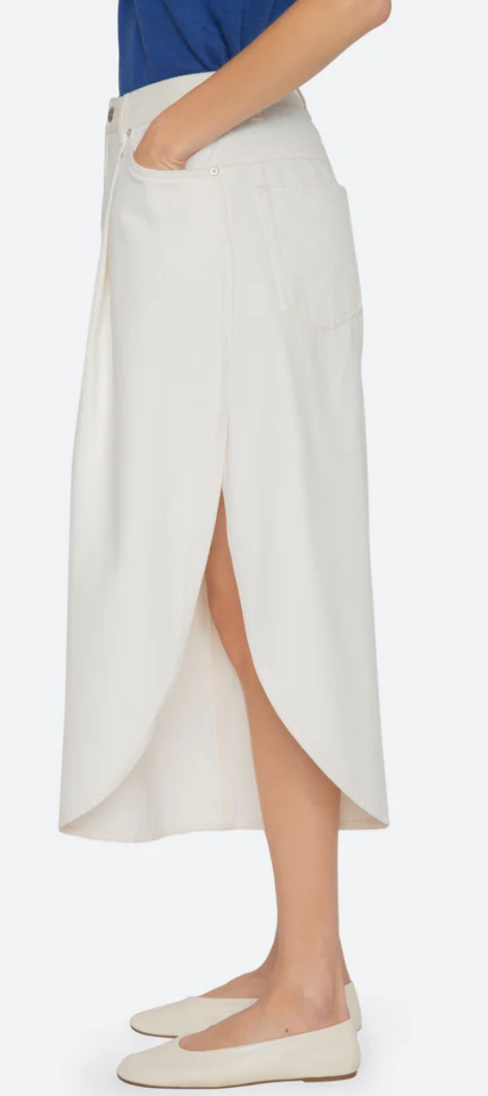 Milene Denim Culotte white