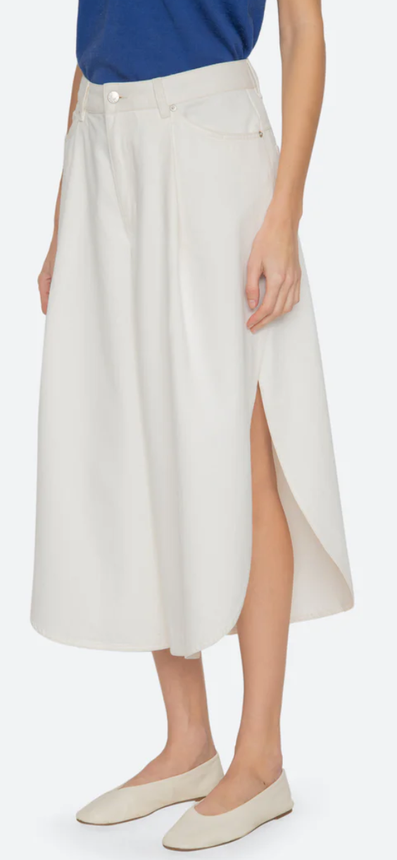 Milene Denim Culotte white