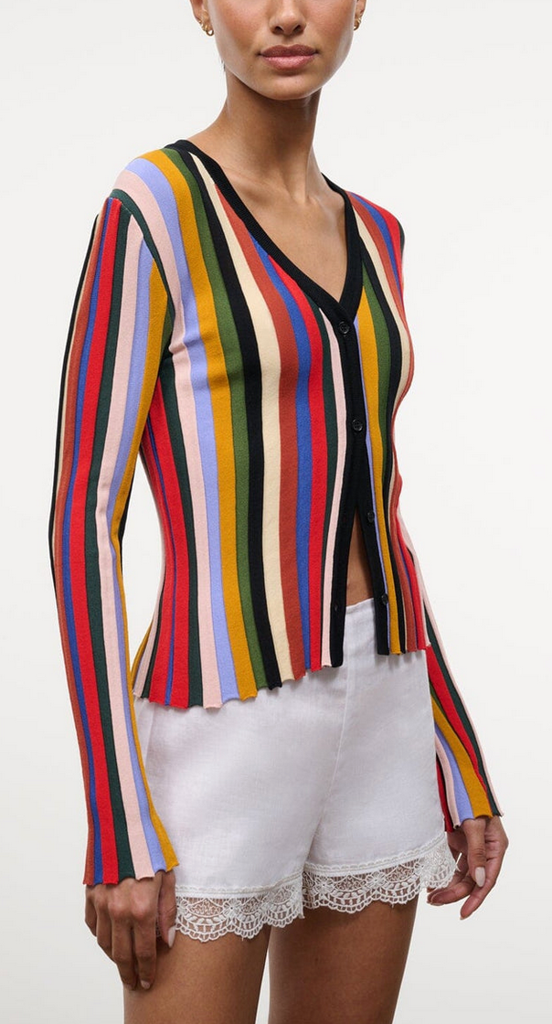 EZRA CARDIGAN ARTIST STRIPE