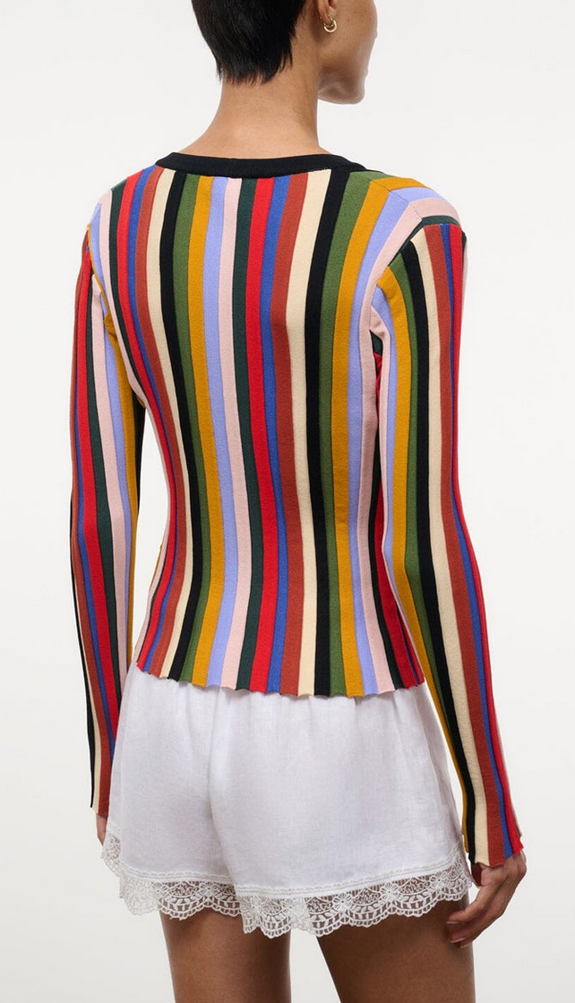 EZRA CARDIGAN ARTIST STRIPE
