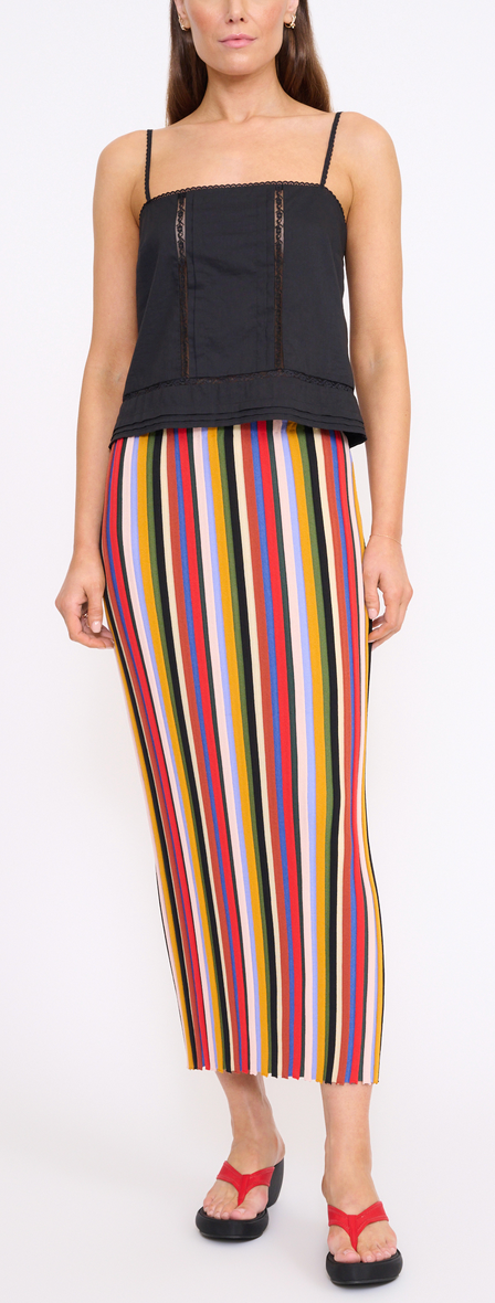 Noemi skirt artist stripe