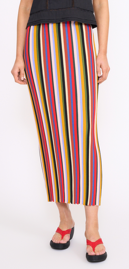 Noemi skirt artist stripe