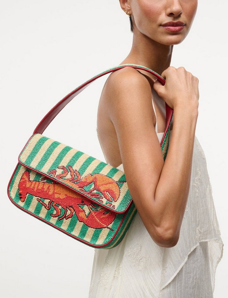 TOMMY BEADED BAG SUMMER LOBSTER