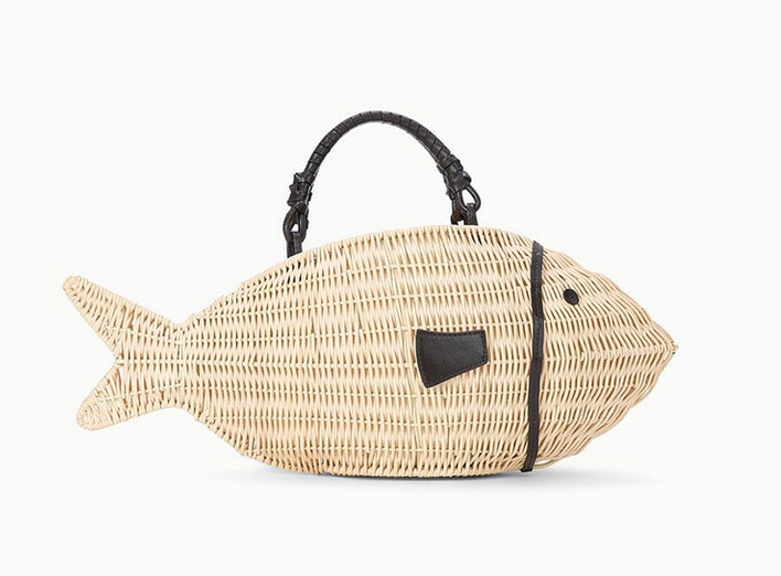 Cleo Fish Bag Natural