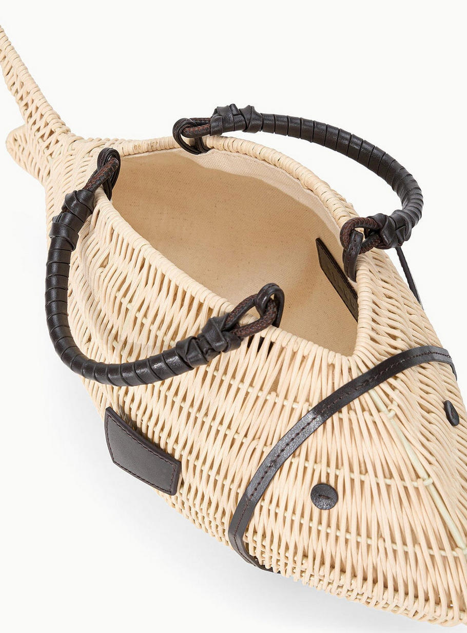 Cleo Fish Bag Natural