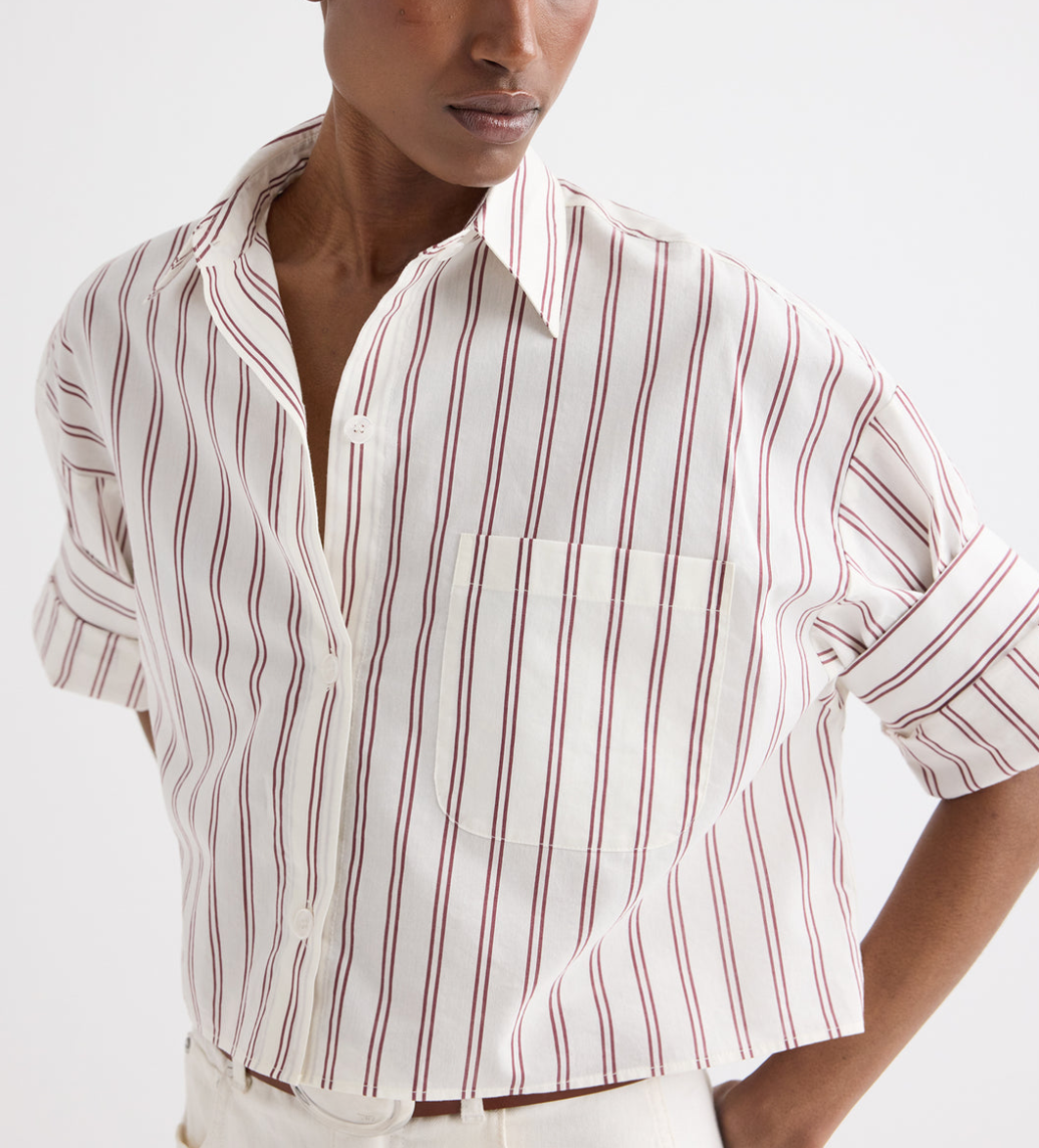 Next Ex Shirt White/Wine