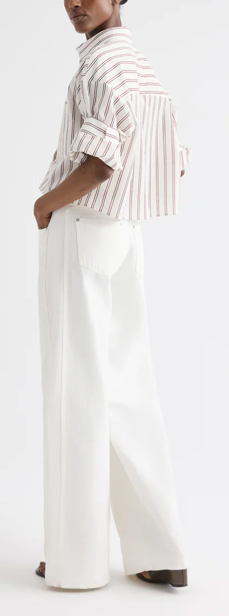 Next Ex Shirt White/Wine