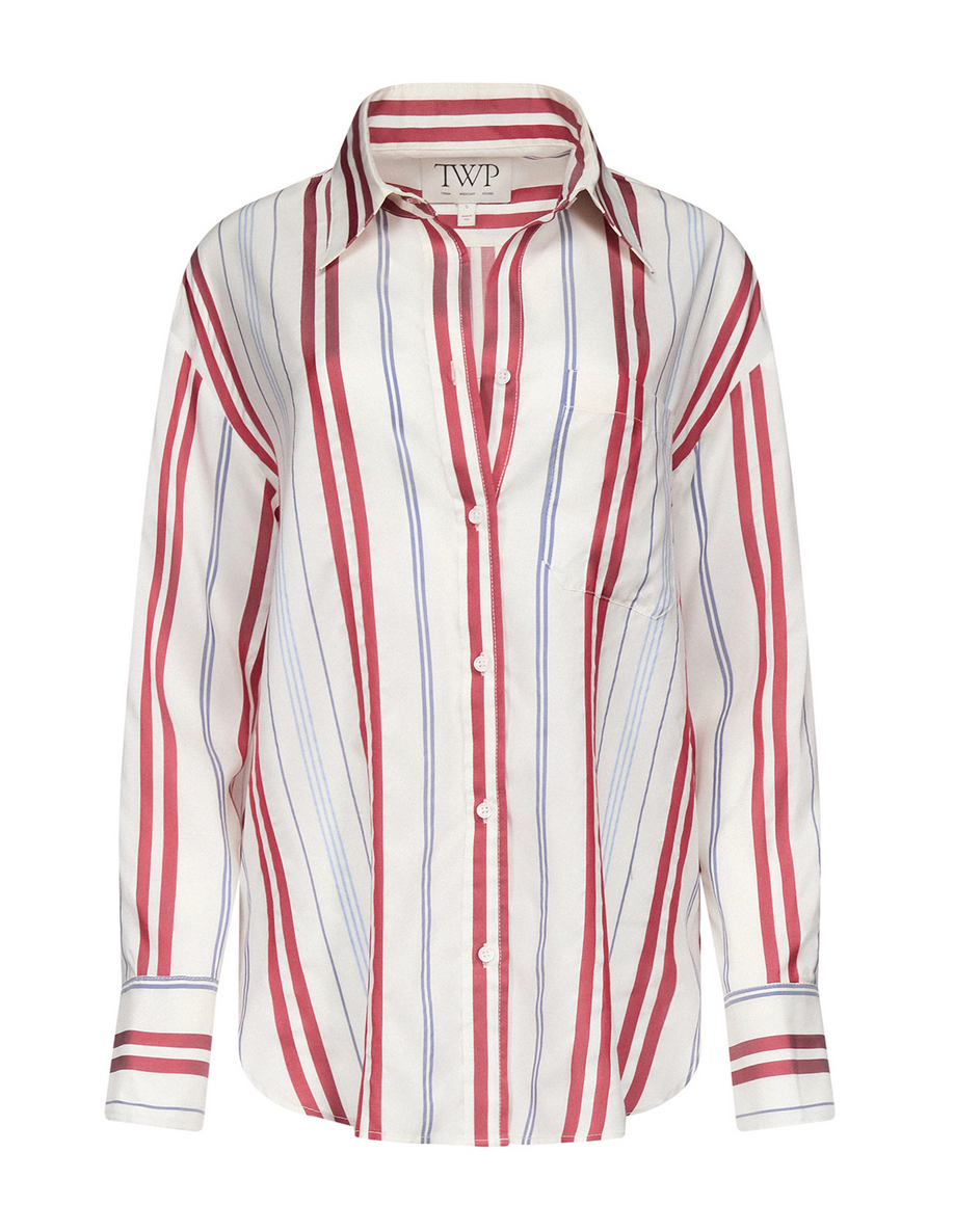 Big Joe Shirt Ivory Wine