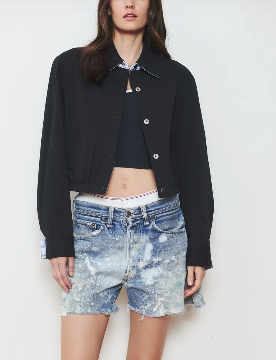 The court jacket navy