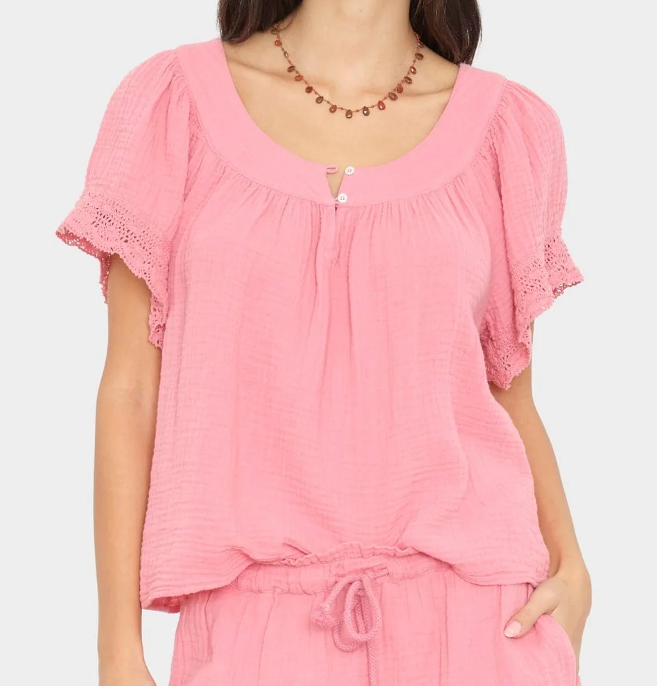 Faded Rose Rita top