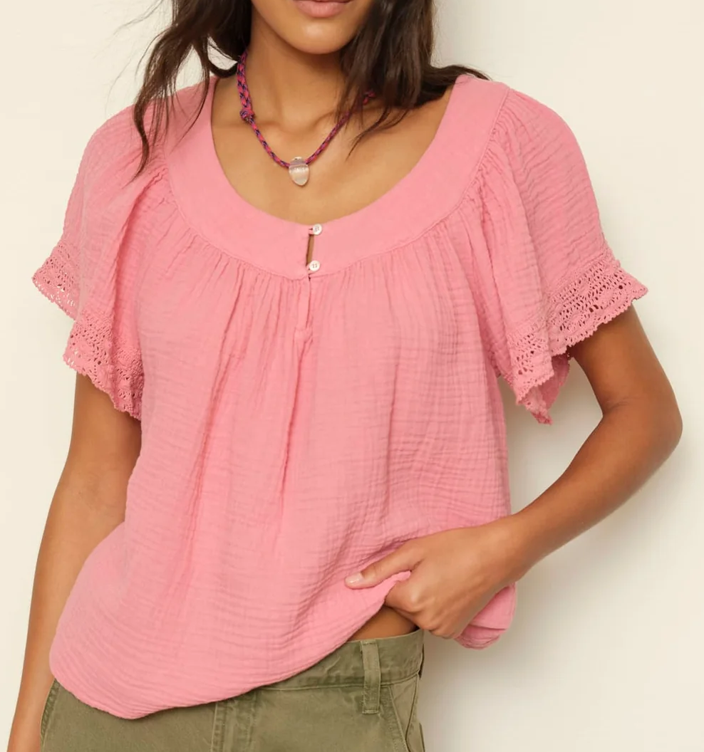 Faded Rose Rita top